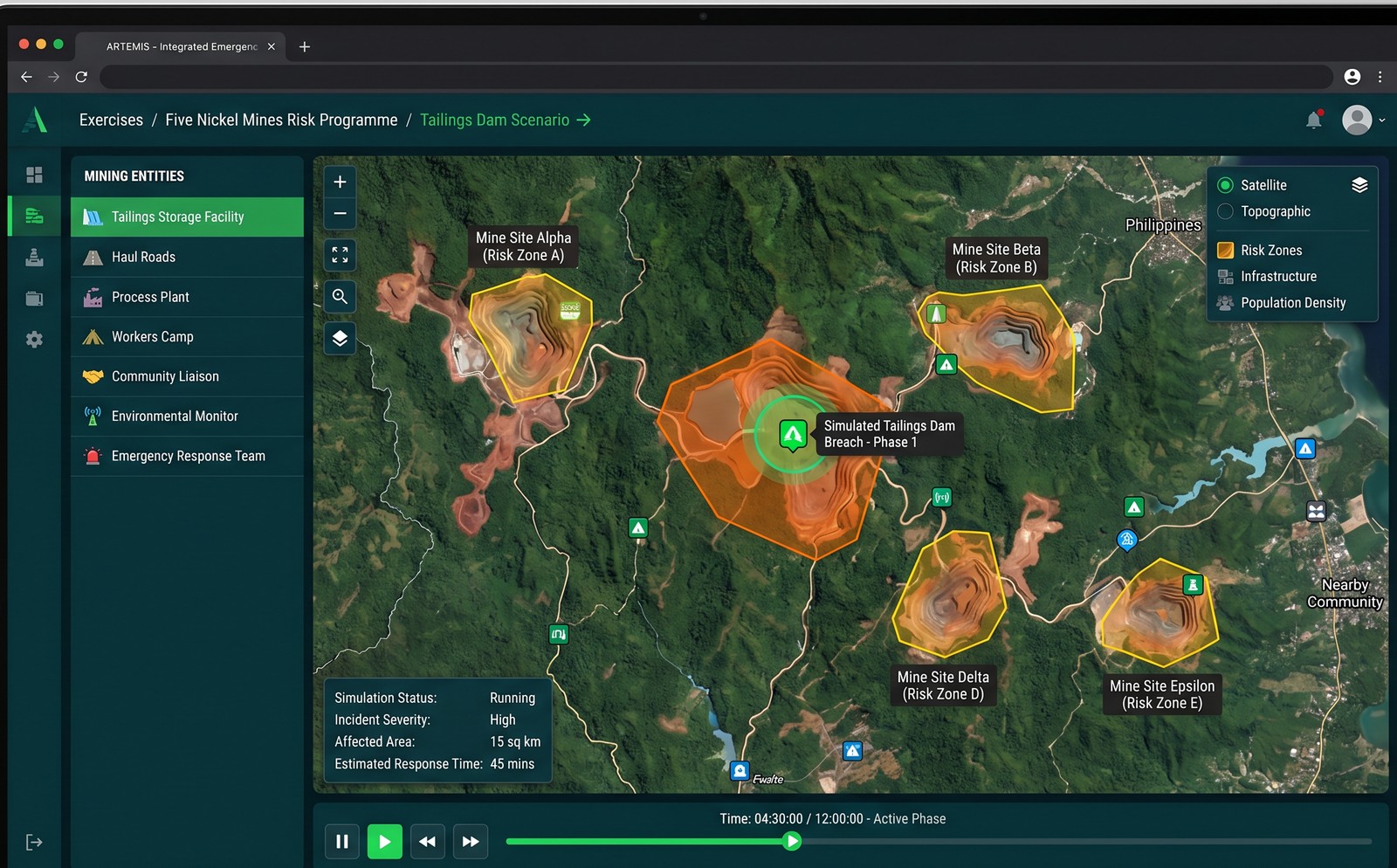 ARTEMIS Mining configured for the Five Nickel Mines Risk Programme — Philippines