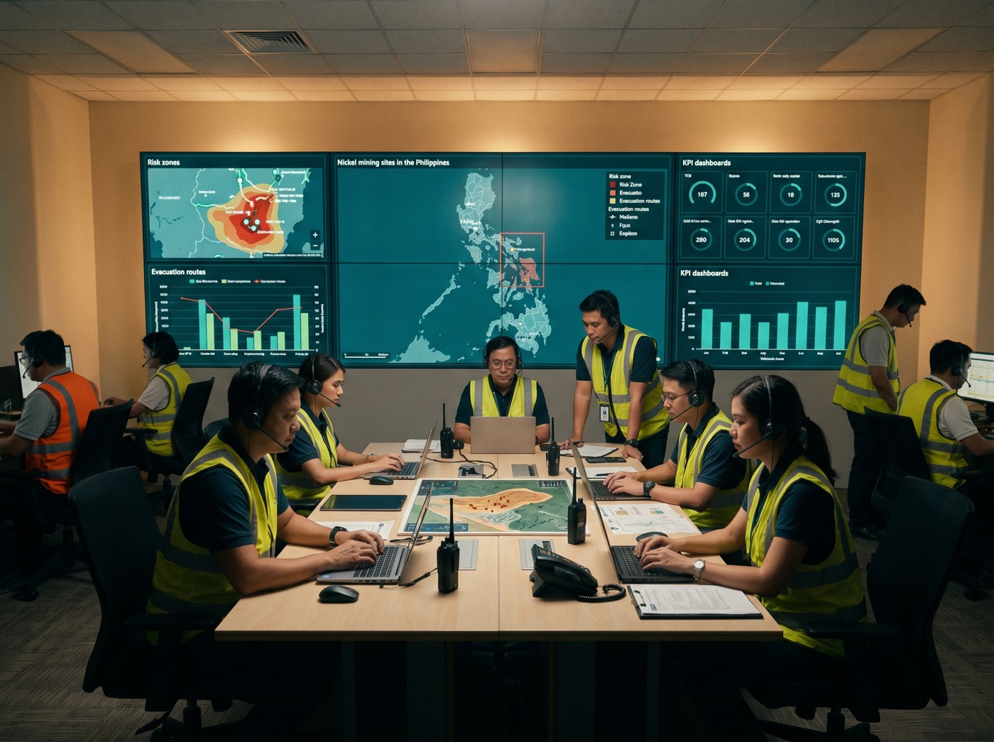 Philippines nickel mining simulation