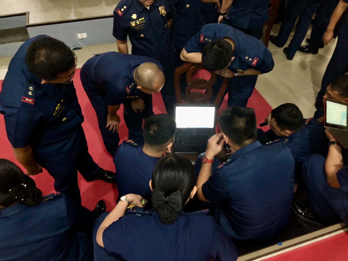 Training curricula — cadets training on the ARTEMIS simulator
